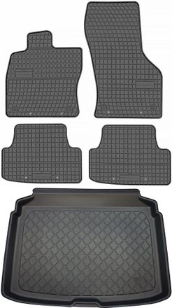 OEM Juego De Alfombrillas De Goma Para Coche Y Alfombrilla Para Maletero Para Audi A3 Iii 8v Hatchback (de Agosto De 2012 A Marzo De 2020)