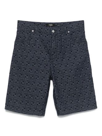 パンツ Fendi Ff Chambray Denim Shorts Fendi Ff chambray denim shorts available on julian-fashion