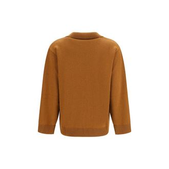 Valentino Womens Brown Cashmere Sweater Clothing