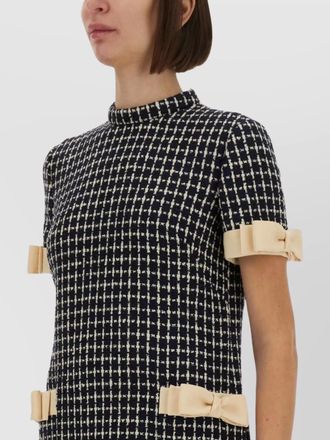 Valentino boucl&eacute; mini dress