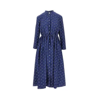 Tory Burch Printed cotton midi shirtdress Woman 4