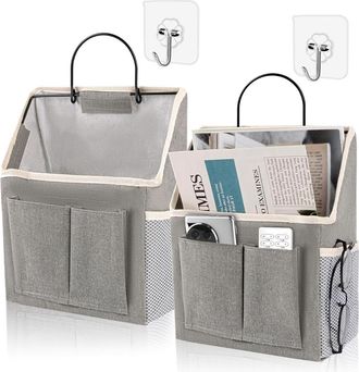 OEM Organizador Colgante - Organizador Impermeable Para Puerta Con Marco Met&aacute;lico - Para Dormitorio Ba&ntilde;o Y Oficina - 2 Unidades