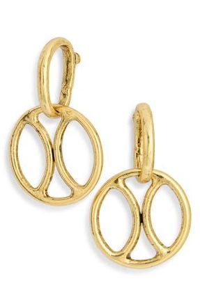 Karine Sultan Round Link Dangle Drop Earrings in Gold at Nordstrom Rack