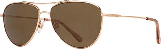 American Optical Margot Polarized 2PCBNN-P Mens Sunglasses Gold Size 58
