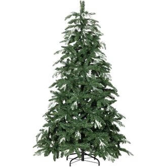 HOMCOM Homcom &Aacute;rbol De Navidad Artificial 180 Cm, Ramas Realistas Con Efecto Nieve, Soporte De Acero, Base Plegable, Montaje R&aacute;pido