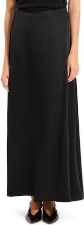 Theory Bias Cut Maxi Skirt in Black at Nordstrom, Size 2