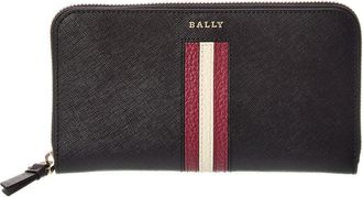 Bally Sorissa Leather Zip Around Wallet