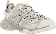 Balenciaga Womens White Polyethylene Athletic Sneakers