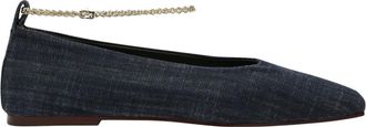MARIA LUCA Blauwe Ballerina Platte Schoenen - Dames - Ballerinas - Blauw - 36 1/2 EU - Schoenen