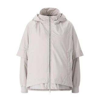 Moorer Light Jackets, female, Gray, Size: 2XL Relaxed-fit Jacket