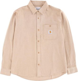 Carhartt Work in Progress Beige Loose Logo Shirt