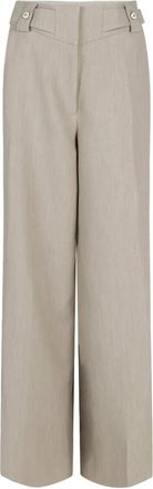 Aaiko Dames, Broeken, Bruin, Maat: L Viscose