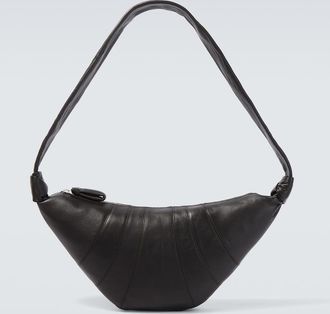 Christophe Lemaire Croissant Medium leather shoulder bag
