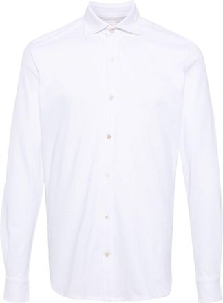 Eleventy classic-collar cotton shirt - men - Cotton - 3XL - White