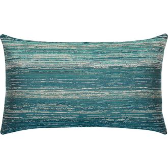 Elaine Smith Textured Indoor & Outdoor Woven Accent Pillow in Lagoon at Nordstrom, Size 12X20
