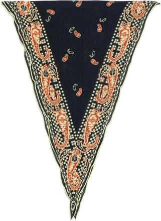 Mantero 1902 Foulard triangolare Paisley - - Accessories - Donna - Multicolore - ONE SIZE