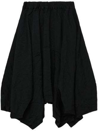 Comme Des Garçons Asymmetrische midi-rok - Zwart