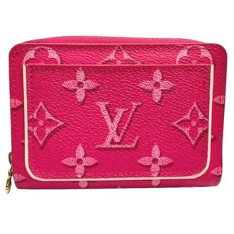 Louis Vuitton Pre-owned Wallets, female, Pink, Size: ONE SIZE Pre-owned Canvas wallets