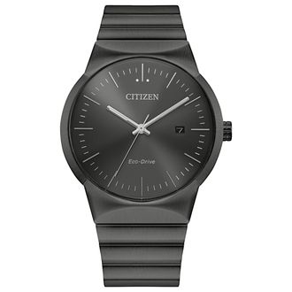 Citizen Axiom Eco-Drive Grey Dial Unisex Watch BM7587-52H