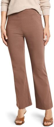Nic+Zoe Berkeley Wonderstretch Ankle Bootcut Pants in Cocoa at Nordstrom, Size 16