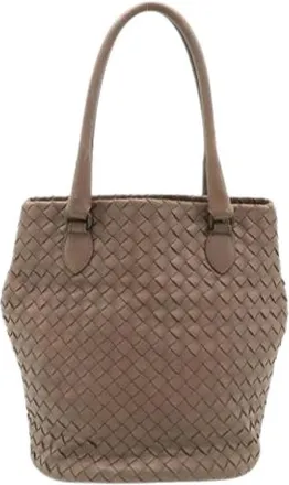 Bottega Veneta Pre-owned Bucket Bag - Dames - Vintage Tas - Bruin - ONE Size - Leer - Vintage