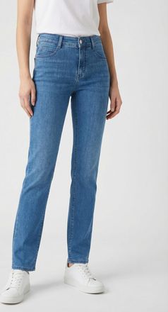 MAC Broeken Slim-fit-Jeans MAC DREAM, Damen, Gr. 32, L&auml;nge 30, light blau used wash, Denim/Jeans, Obermaterial: 82% Baumwolle, 9% Polyester, 5% Elastomultiester, 