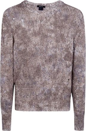 Avant Toi Round-neck Truien - Heren - Ronde hals truien - Beige - XL - Truien & Vesten