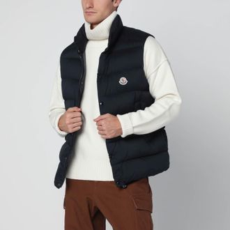 Moncler Blue Tibb padded vest