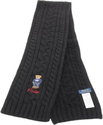 Ralph Lauren Vintage, unisex, Zwart, ONE Size, Wol, Pre-owned Stole