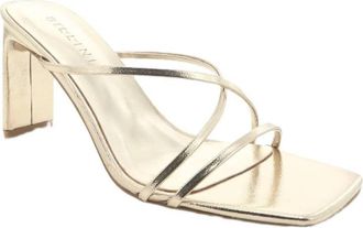 Billini Womens Glenda Open Toe Heels In Gold