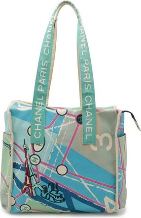 Chanel Paris Map Cruise Line Tote (Authentic Pre-Loved)