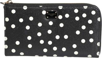 Dolce & Gabbana Leather Zip Around Wallet