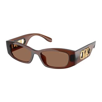 Michael Kors Sunglasses, female, Brown, Size: 52 MM Rhodes Sunglasses