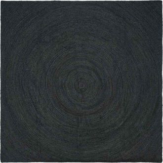vidaXL Alfombras De &Aacute;rea Cuadrado Gris Oscuro 200 X 200 Cm Yute Vidaxl