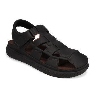 Dockers Mens Sarasota Tumbled Full Grain Moc Toe Sandal