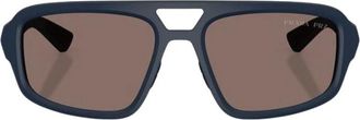 Prada Psb11Su Sunglasses - male - Prada - Sunglasses - Blue - 57 MM - Accessories