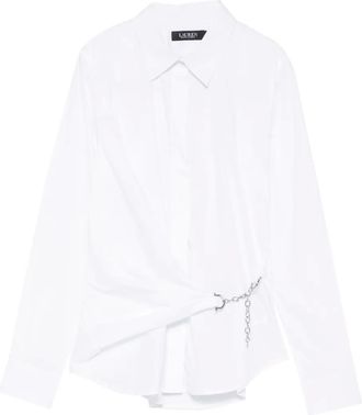 Lauren Ralph Lauren Camicia con catena - Bianco