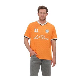 Les Deux Nederlands Voetbalshirt - Heren - Tops - Oranje - Maat: L