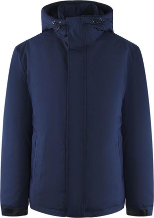 Iceberg Mens Ice Iceberg Plain Hooded Navy Blue Jacket - Size: 38/Regular