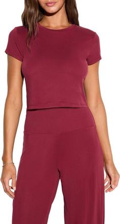 Spiritual Gangster Noa T-Shirt in Mahogany at Nordstrom, Size X-Large