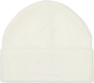 Philipp Plein Beanie Hat Plein Deluxe Unisex in White at Nordstrom, Size 00