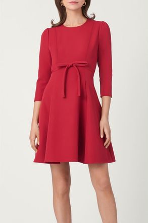 Shoshanna Crepe Cindy Dress in Burgundy at Nordstrom, Size 14