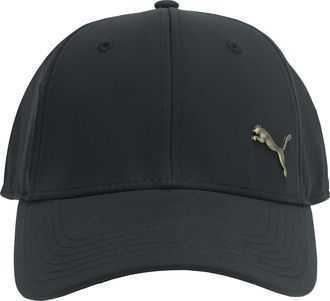 Puma Mens Stretch Fit Baseball Cap, Black/Gold, S-M UK
