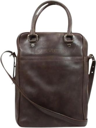 Louis Vuitton Pre-owned Cross Body Bags, male, Brown, Size: ONE SIZE Pre-owned Vintage Shoulder Bag