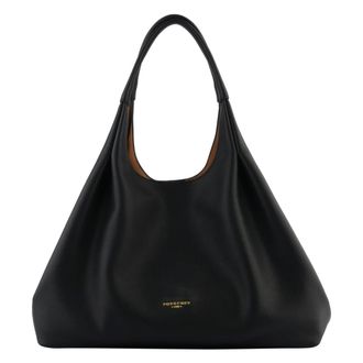 Pourchet Dames, Tassen, Zwart, Maat: ONE Size Leer