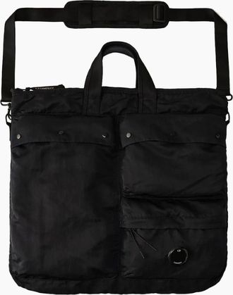 C.P. Company Mens Nylon B Lens Tote Bag - Navy - Size: UNI