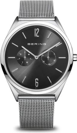 Bering Bering, Accessoires, unisex, Grijs, ONE Size, Unisex horloge Ultra Slim armband Milanese armband 17140-002