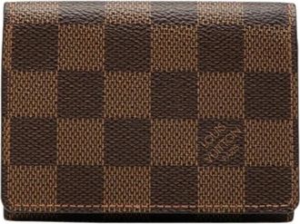 Louis Vuitton Pre-owned Wallets, female, Brown, Size: ONE SIZE Pre-owned Card Holder