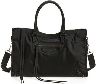 Balenciaga Large Le City Tote in 1000 Black at Nordstrom