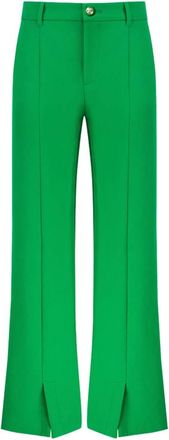 Chiara Ferragni Cady Broek - Dames - Wijde Broeken - Groen - S - Polyester - Broeken